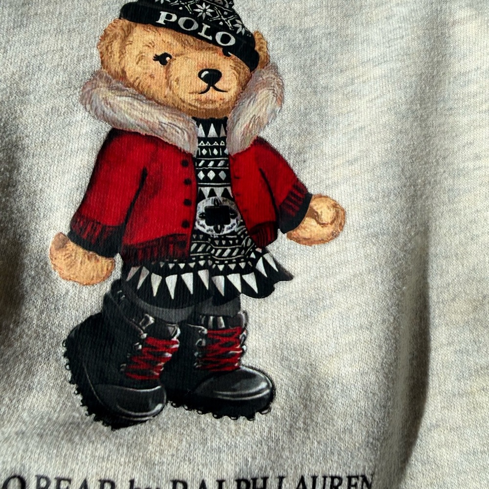 Polo by Ralph Lauren Cream Knit Sweater size 4t like used. 2 times